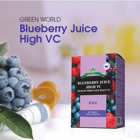 Green World Blueberry Juice High VC
